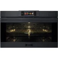 Kaiser Küchengeräte Einbaubackofen 90 cm Einbau Dampfbackofen XXL 133 L, 100 % Dampfgaren, Air Fry, Heißluftsystem PLUS, Infrarotgrill, Gärfunktion, Pizza, Sous Vide, Warmhalten und viele Automatikprogramme EH 9341, mit 1-fach-Teleskopauszug, Hydroly