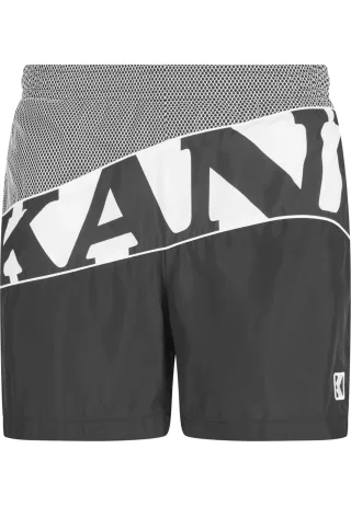 Karl Kani Shorts "Karl Kani Herren KM242-014-2 Wavy Retro Black Trackshorts"