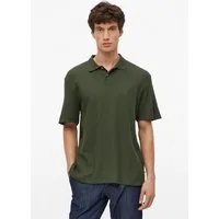 s.Oliver Kurzarmshirt Polo-Shirt Poloshirt aus Waffelpiqué