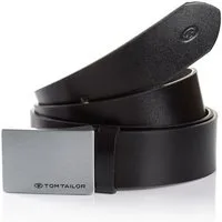 TOM TAILOR Koppelgürtel TTBOB (1-St) 3,5 cm breiter Herrengürtel, modischer Klassiker, Koppelschließe