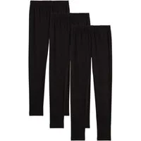 bonprix Leggings (Packung, 3-tlg) aus Baumwolle und Elasthan, Skinny Fit, für Frühjahr und Sommer