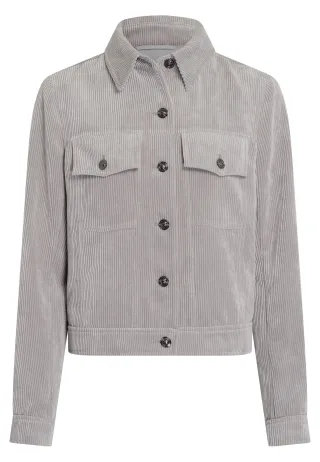 Marc Aurel - Jacke aus leichtem Cord light grey - Gr. - 46