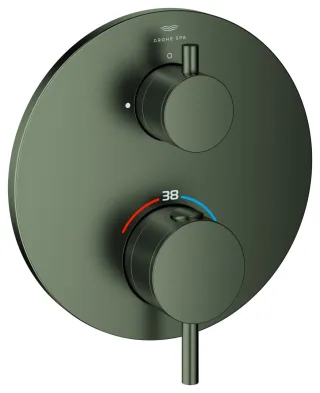GROHE Thermostat-Brausebatterie Atrio 24357 für 35604 satin graphite, 24357MG0 24357MG0