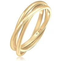 Elli Fingerring Wickelring Trio Trini Basic 925 Silber