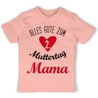 Shirtracer T-Shirt Alles gute zum zweiten Muttertag Muttertagsgeschenk
