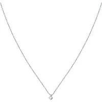 CHRIST Collier CHRIST Damen-Kette 375er Weißgold 1 Diamant