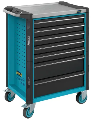 HAZET Werkstattwagen Assistent 179NX leer schwarz/blau - 179NX-7