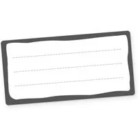 itenga Etiketten itenga 10x Buchetiketten Heftetiketten Schuletiketten grau weiß 9x4,5c