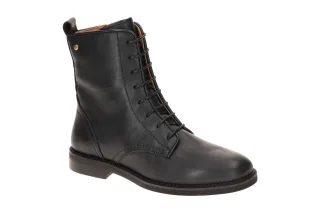 Pikolinos W2L-8749 Black Damen Stiefeletten DEVA - Echtleder, Blockabsatz, Sc...