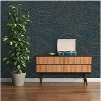 A.S. Création Vliestapete Jade 2 3D-Tapete Mustertapete Metallic-Effekt 3D, strukturiert, leicht glänzend, (1 St), Vliestapete Grafik für Schlafzimmer Küche Wohnzimmer 3D Design modern