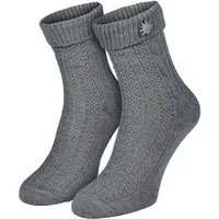 Black Snake Trachtensocken Trachtensocken mit Edelweiß-Pin für Damen & Herren (1-Paar, 1 Paar Trachtensocken mit Edelweiß-Pin) Abnehmbarer Edelweiß-Pin und klassisches Zopfmuster