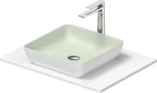 Duravit Sivida SET, Aufsatzbecken q.400 B.Aussen: weiss seidenmatt 268017FG00