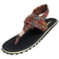 Gumbies Slingback in Aboriginal Riemchensandalette aus recycelten Materialien hergestellt, stabile Gummisole