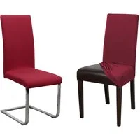 Beautex Stuhlhusse Jersey Baumwolle elastisch für Stühle und Schwingstühle 2er Set