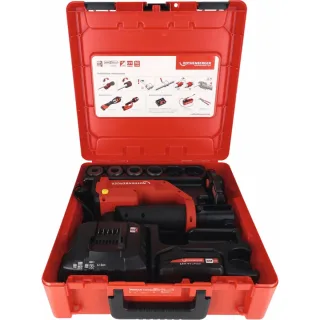 Rothenberger Smarte Akku - Pressmaschine ROMAX COMPACT III WE-set RFz16 - 20 - 25 - 32, 2Ah, EU, CAS - 1000004429