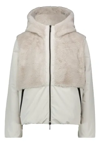 Gil Bret - Jacke mit Webpelz beige - Gr. - 36