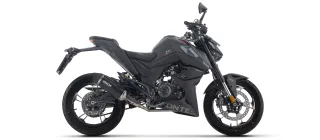 Sport Auspuff Arrow ICON BLACK Zontes ZT 125 U Roadster /Urban /Hyper Trail Bj.2025-2026 EURO5+ /ABE