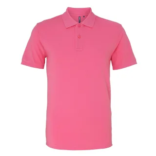 Asquith & Fox Herren Polohemd mit kurzen Ärmeln (Rosa Nelke)