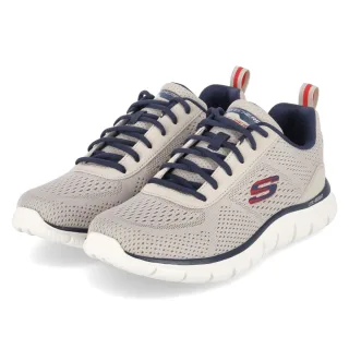 Skechers Low Sneaker TRACK-LESHUR - Gr. 40 - Taupe - Textil & Synthetik