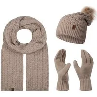 Rock Creek Mütze & Schal Schal Mütze Handschuhe Set U-102