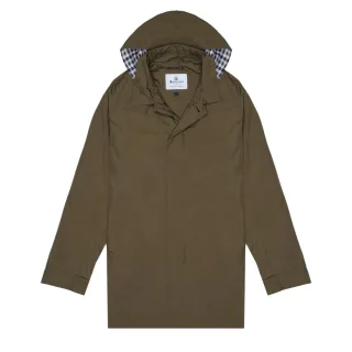 Aquascutum Active Rlg Packable Trenchcoat In Armeegrün