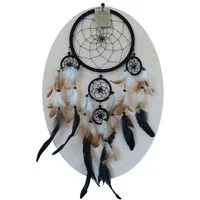 SIMANDRA Hängedekoration Traumfänger (16 cm), L: 40 cm