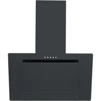 PKM Wandhaube S22-60ABPH Schräghaube Randabsaugung 60 cm Schwarz Energieklasse A