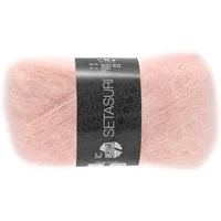 LANA GROSSA SETASURI Häkelwolle, 212 m (Feines Lace-Garn aus Alpaka (Suri) und Seide), 25 g
