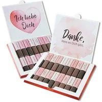 younikat Aufkleber Aufkleber passend für Merci Schokolade - Liebe & Freundschaft