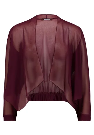 Vera Mont - Blusenjacke strong aubergine - Gr. - 38