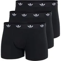 adidas Originals Trunk Comfort Flex Cotton (3er Pack) weich, elastisch, Baumwollmix, Logo-Bund, ohne Eingriff