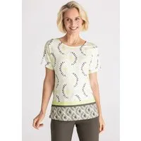 FRANK WALDER T-Shirt mit Saumdetail