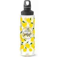 Emsa Trinkflasche Drink2Go TRITAN Smile Zitronen 0.7 L