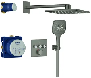 GROHE Unterputz-Duschsystem Grohtherm SmartControl 34864 THM e. Form 3 ASV hard graph. geb., 34864AL 34864AL0