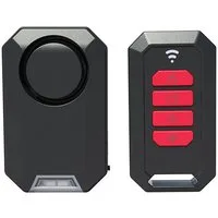KINSI Alarmschloss Fahrrad-Alarmanlage mit Fernbedienung,135dB,200 Tage Standby, IPX5, 50m Reichweite
