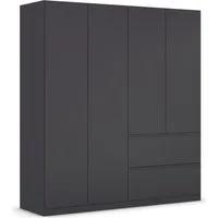 rauch Drehtürenschrank Kleiderschrank Schrank Garderobe COSTA in den Breiten 91/136/181 cm (in 3 Ausstattungen BASIC/CLASSIC/PREMIUM) viel Platz, grifflose Front und Push-to-Open Funktion MADE IN GERMANY