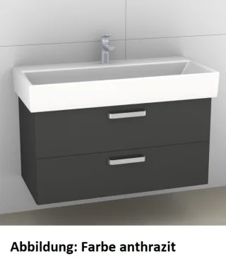 Artiqua 414 Waschtischunterschrank für Memento 5133A1, 5133A2, 5133A3 Eiche Weiß quer NB, 414-WU2L-V 414-WU2L-V28-7186-440
