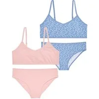 petite fleur Set: Bustier (4-tlg., mit Slip) Oberteil mit hübscher Raffung vorn