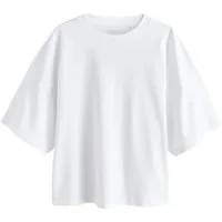Next T-Shirt Kastiges Relaxed Fit Oversized-T-Shirt, Baumwolle (1-tlg)