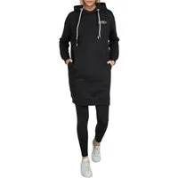 DENIMFY Sweatkleid Damen Kapuzenpullover DFAnna Oversize Freizeitkleid mit Kapuze