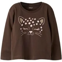Name It Langarmshirt NMFLAUREN LS NREG TOP Baumwolle, regular fit