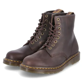 Dr. Martens Schnürboots  Braun - Gr. 40 -  Leder und Textil