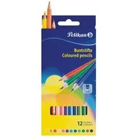 Pelikan Buntstift Buntstifte Standard dreieckig 12 Farben sortiert