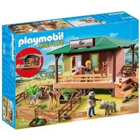 Playmobil® Spielwelt PLAYMOBIL® 70766 - Wild Life - Spielset, Rangerstation mit Tieraufzuc
