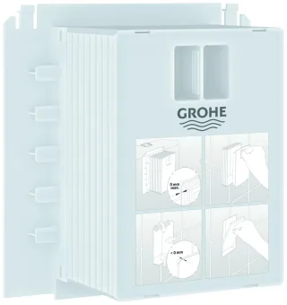 Grohe Revisionsschacht 40911 für Uniset Rapid SL für kleine Abdeckplatten, 40911000 40911000