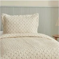 Karaca Bettwäsche Karaca Home Young Oxxo Tagesdecke Set Einzelbett 180x230 + Kissenbezug