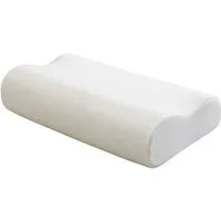Jekatex Nackenstützkissen Lily, Kissen ergonomisch geformt & druckentlastend, Füllung: Viscoschaum, Bezug: Polyester, Seitenschläfer, Rückenschläfer, Kopfkissen in 35x60 cm, Optimaler Stützkomfort