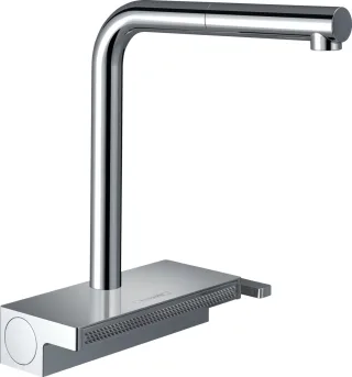 Hansgrohe Spültischmischer 250 Aquno Select M81 Ausziehauslauf 2jet chrom, 73836000 73836000