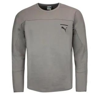 Puma Mens Pace Crew Schweiß lässig grau Top 577658 38