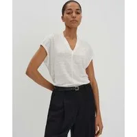 someday Kurzarmshirt KUINN mit tiefen V-Neck